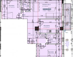 Apartament 3 camere + terasa, Buna Ziua, imobil nou, 2022