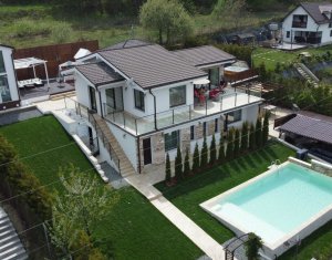 Casa individuala lux, 1000 mp teren, suprafata totala 400mp, piscina, Feleacu