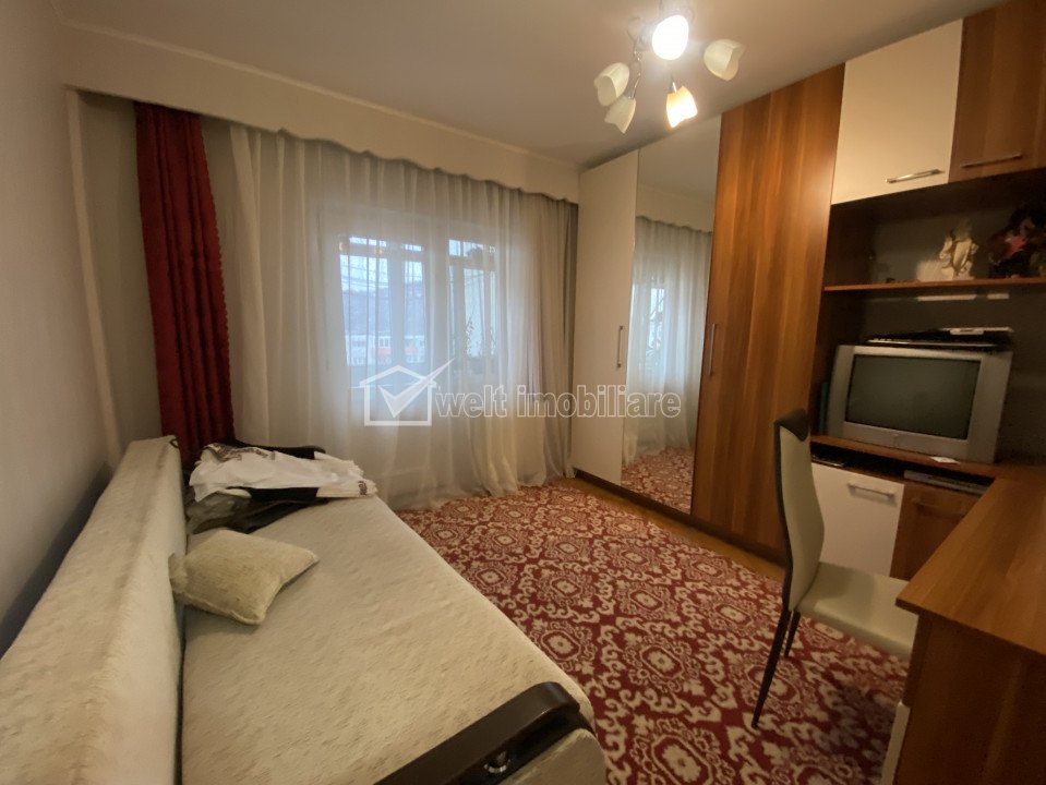 Apartament 3 camere, 62 mp+ balcon 4 mp, mobilat, Manastur