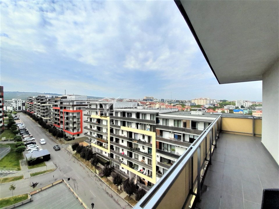 Apartament modern 2 cam, terasa, parcare, Buna Ziua zona Mega Image