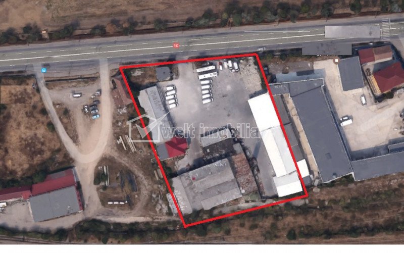Spatiu industrial 7500mp, hale existente 1700mp, Someseni zona Aeroport 