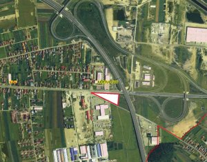 Teren pt constructii industriale 9300mp, zona RAR Gilau, nod A3 