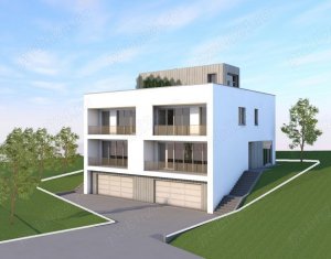 Duplex pe 4 niveluri, 190 mp, 67 mp terasa, 195 mp teren, Borhanci