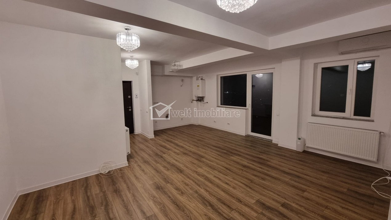 Apartament 2 camere cu terasa panoramica, finisat, zona linistita, Floresti