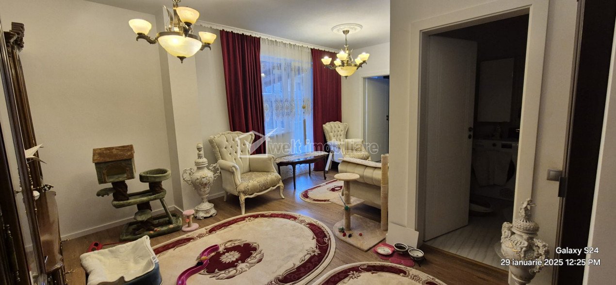 Apartament cu doua camere, finisat, terasa 50 mp