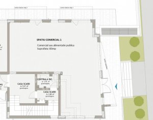 Commercial space for rent in Cluj-napoca, zone Borhanci