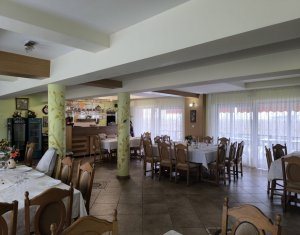 Pensiune 10 camere,  cu toate avizele,  DN1C, jud. Cluj  