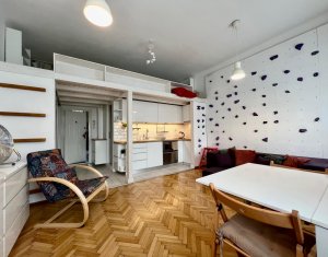 Studio cu mezanin de inchiriat in Centru cu cheltuieli incluse!