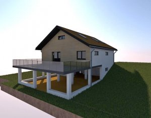 Proiect autorizatie casa P+1, teren 1000 mp, Salicea
