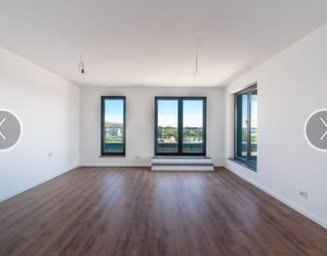 Penthouse/spatiu birou, 2 camere, finisat, prima inchiriere, parcare subterana