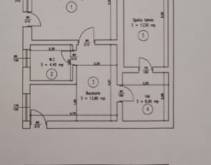 Apartment 1 rooms for sale in Baciu