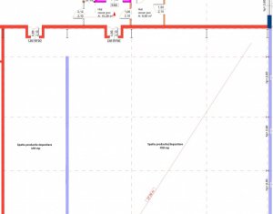 Spatiu depozitare sau productie 600mp, birouri si anexe 150mp, Tetarom I 