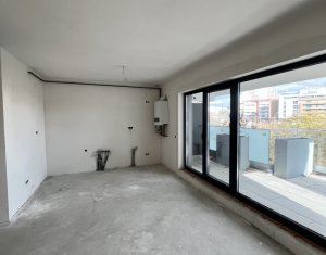 Apartament 3cam, 71mp + 30mp terasa, semifinisat, Lidl Frunzisului 