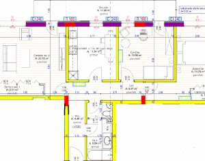 3 camere decomandat, bloc nou, semifinisat, Iris