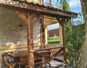 Casa individuala finisata/mobilata, teren 885 mp , Chinteni
