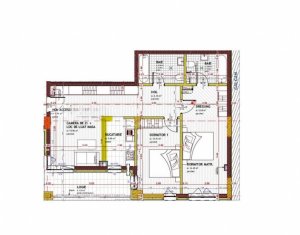 Apartment 4 rooms for sale in Floresti