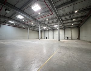 Depozit logistic 2610mp, 300mp birouri, H= 11m, ISU, zona Aeroport